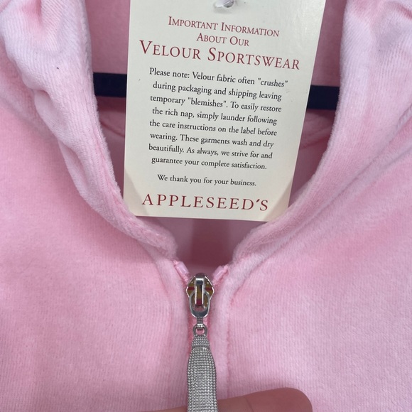 Appleseed's Intimates & Sleepwear Appleseeds Baby Pink Velour House